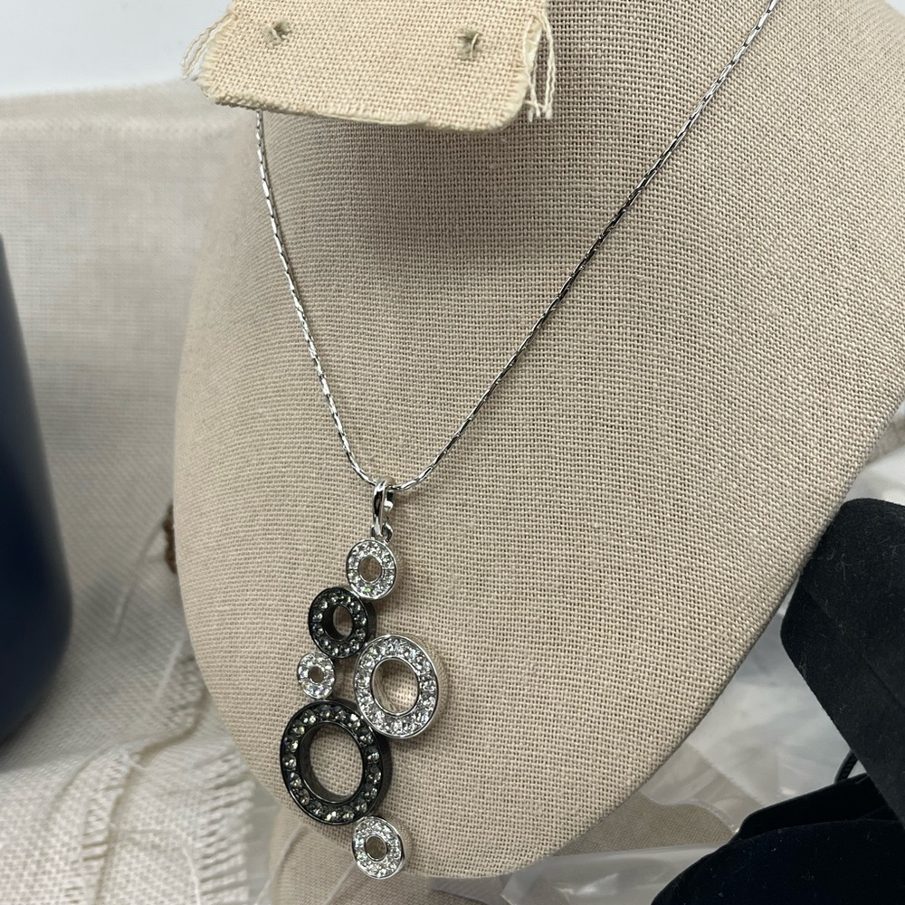 Vintage Nolan Miller “Buoyant Bubble” Pendant Necklace – Glamour Collection - Picture 8 of 17